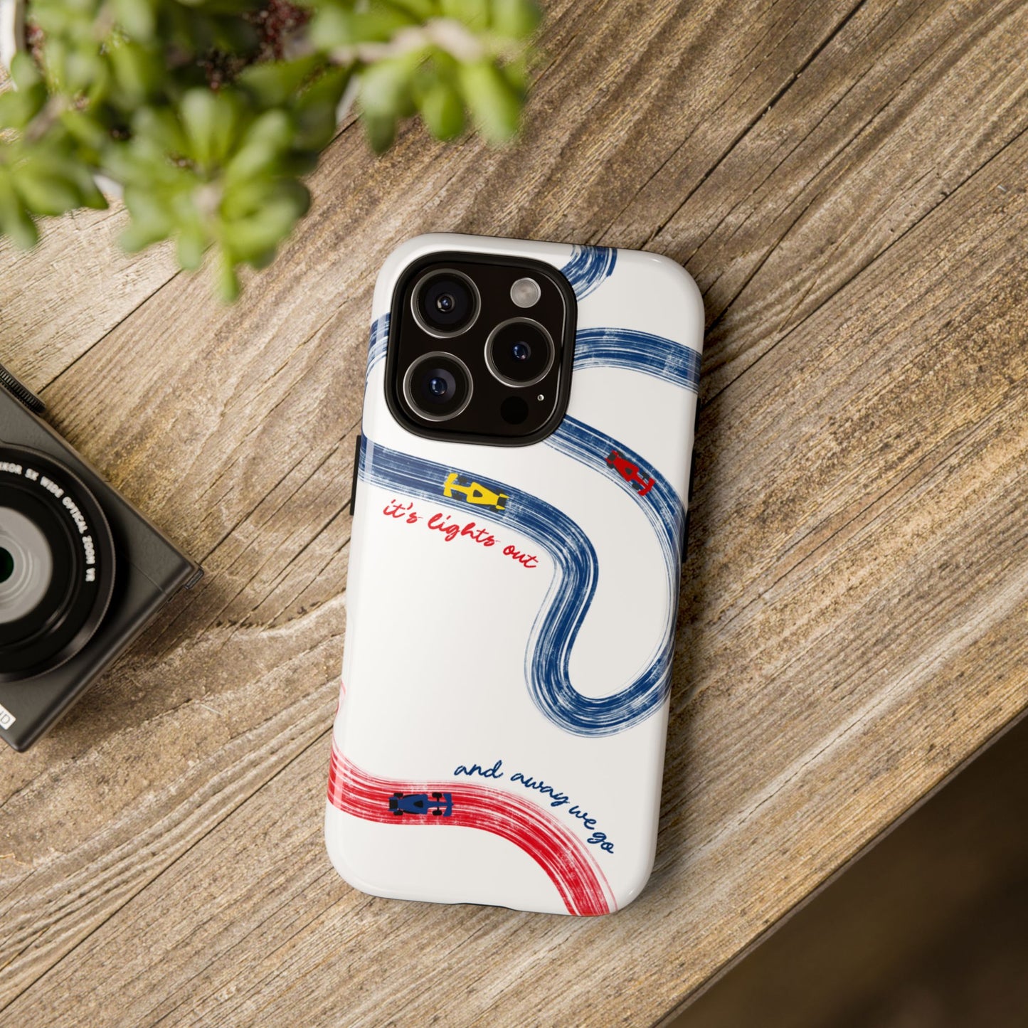 F1 Red Bull Racing Painted Track F1 Phone Case Design