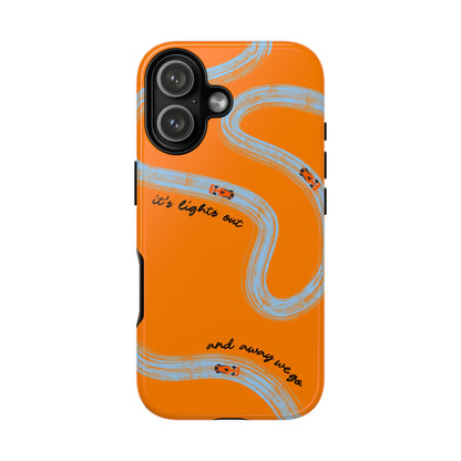 F1 Phone Case McLaren Painted "its lights out and away we go", Trendy F1 Gift, Formula 1 Gift, Cute F1 Phone Case, Phone Case
