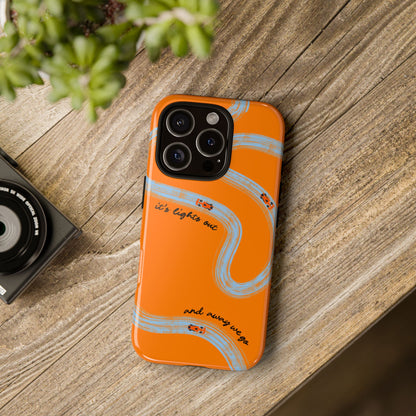 F1 Phone Case McLaren Painted "its lights out and away we go", Trendy F1 Gift, Formula 1 Gift, Cute F1 Phone Case, Phone Case