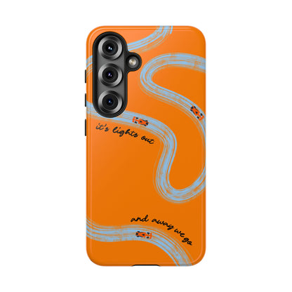 F1 Phone Case McLaren Painted "its lights out and away we go", Trendy F1 Gift, Formula 1 Gift, Cute F1 Phone Case, Phone Case