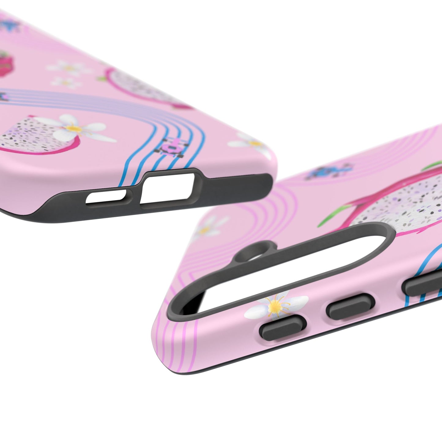 Pink F1 Alpine and Dragonfruit Phone Case, Trendy F1 Gift, Formula 1 Gift, Cute Fruit F1 Phone Case, Unique Phone Case
