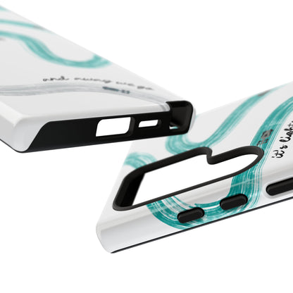 Mercedes F1 Phone Case Painted "its lights out and away we go", Trendy F1 Gift, Formula 1 Gift, Cute F1 Phone Case