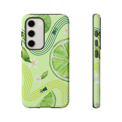 Green F1 Aston Martin and Lime Phone Case, Trendy F1 Gift, Formula 1 Gift, Cute Fruit F1 Phone Case, Unique Phone Case