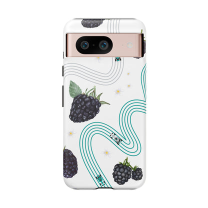 F1 Mercedes and Blackberries Phone Case , Trendy F1 Gift, Formula 1 Gift, Cute Fruit F1 Phone Case, Unique Phone Case