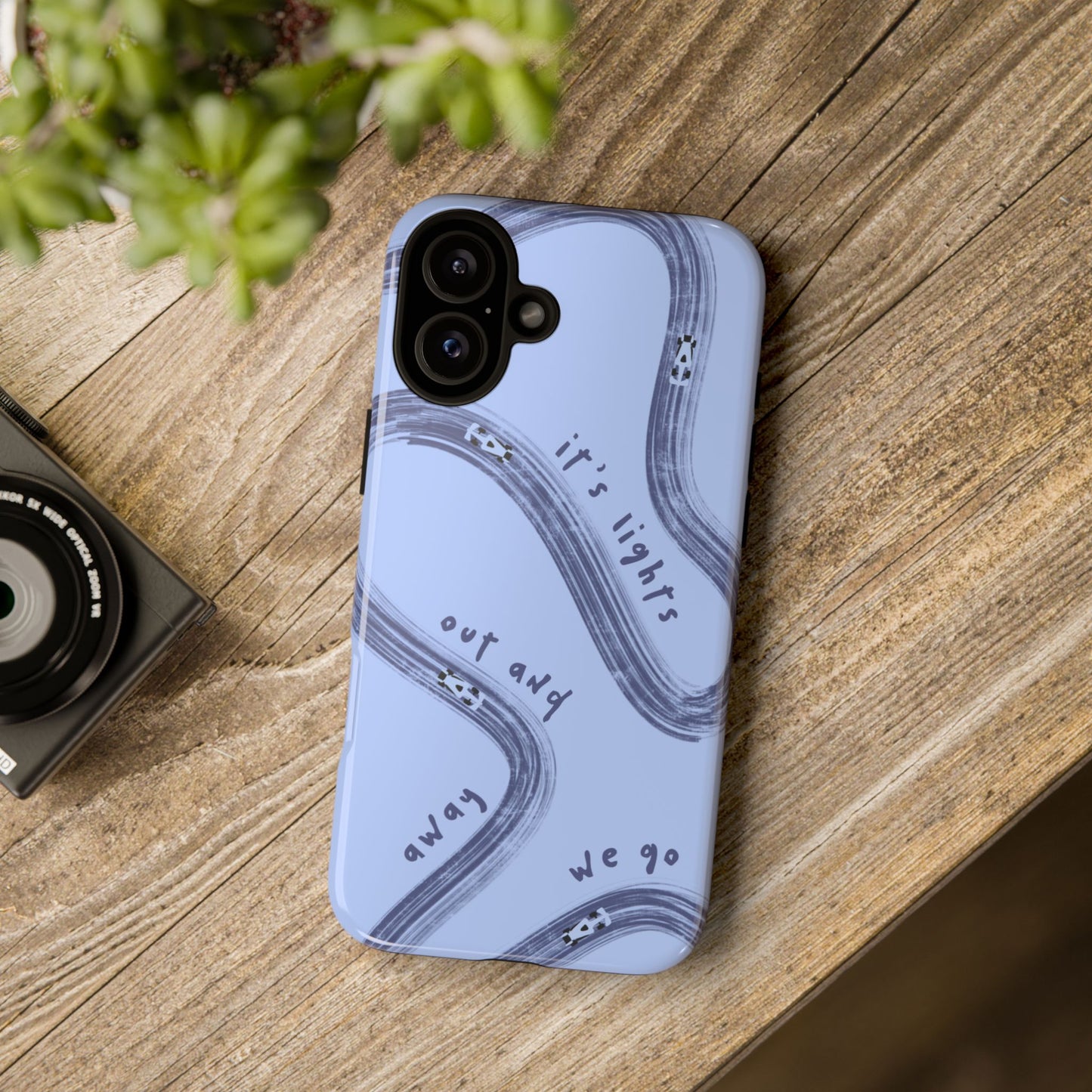 Blue Lights Out F1 Phone Case Design, Trendy F1 Gift, Formula 1 Gift, Cute F1 Phone Case, Unique Formula One Phone Case