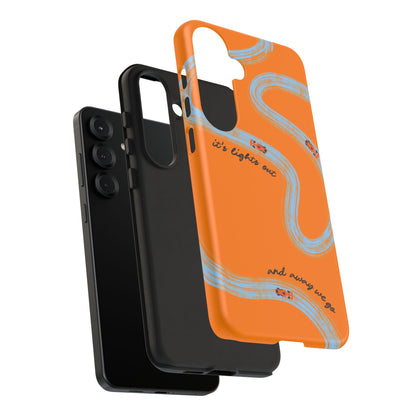 F1 Phone Case McLaren Painted "its lights out and away we go", Trendy F1 Gift, Formula 1 Gift, Cute F1 Phone Case, Phone Case