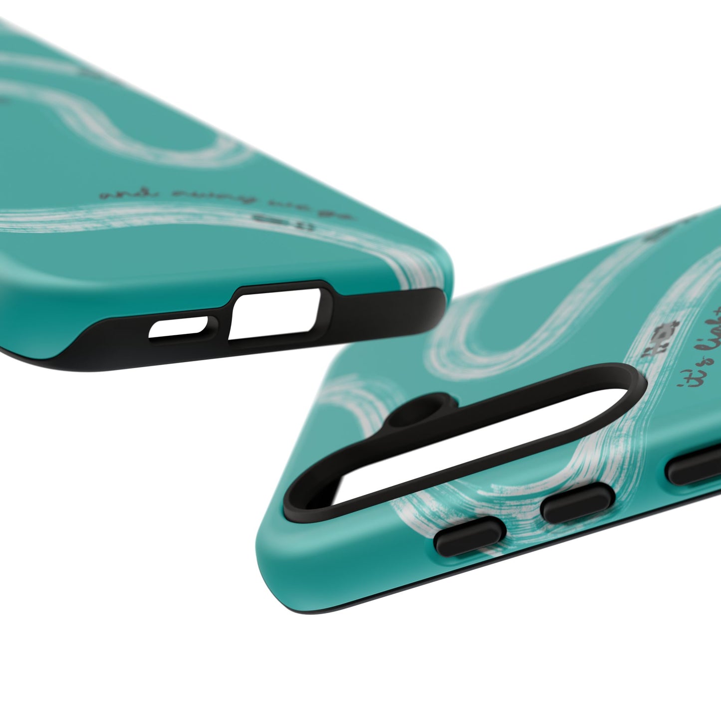 Mercedes F1 Phone Case Painted "its lights out and away we go", Trendy F1 Gift, Formula 1 Gift, Cute F1 Phone Case