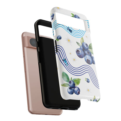 F1 Williams and Blueberries Phone Case, Trendy F1 Gift, Formula 1 Gift, Cute Fruit F1 Phone Case, Unique Phone Case