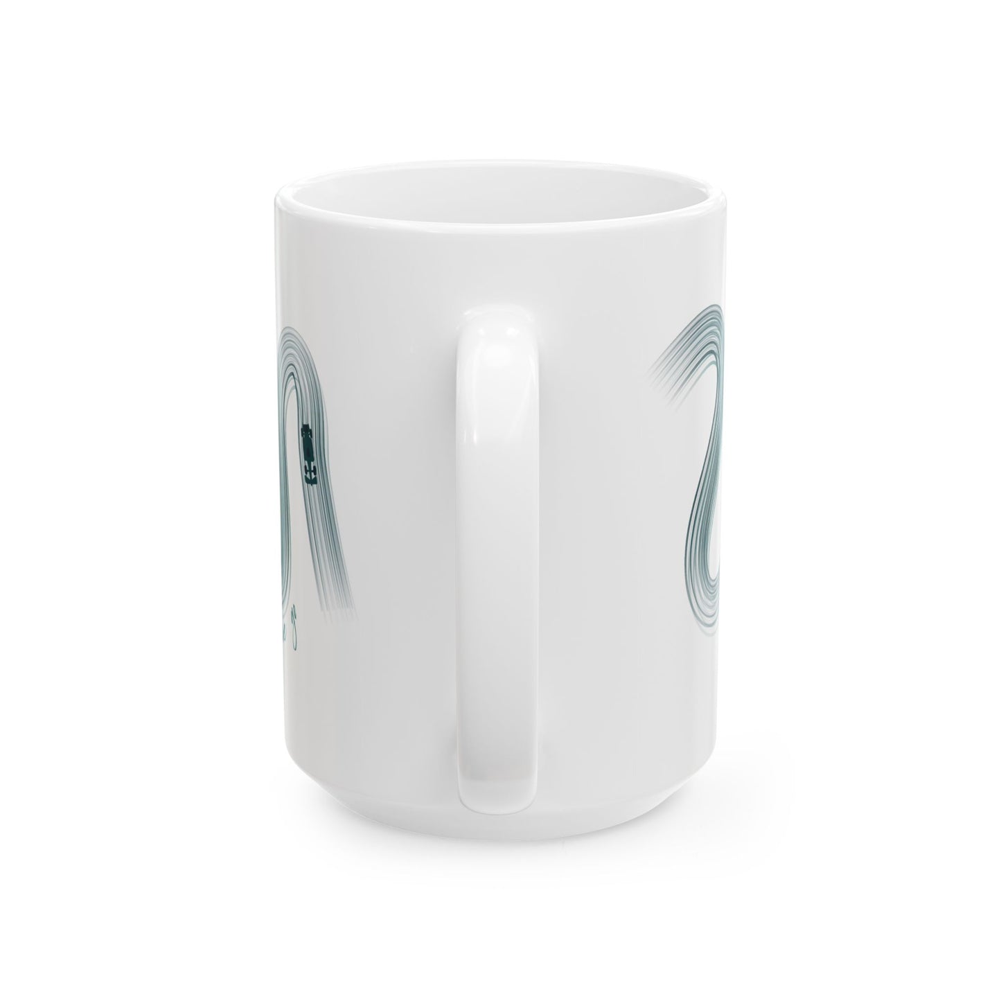 Green Painted F1  It's Lights Out and Away We Go Mug, Unique Gift for Coffee Lovers, Whimsical Formula 1 Gift
