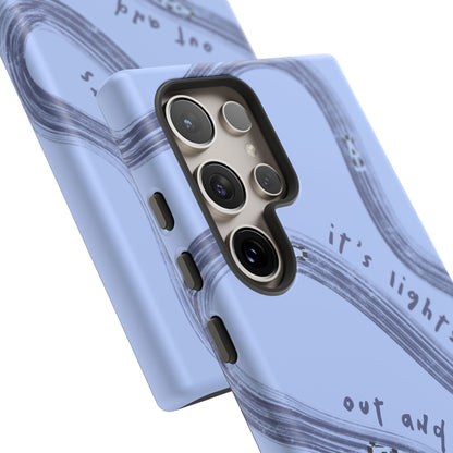 Blue Lights Out F1 Phone Case Design, Trendy F1 Gift, Formula 1 Gift, Cute F1 Phone Case, Unique Formula One Phone Case