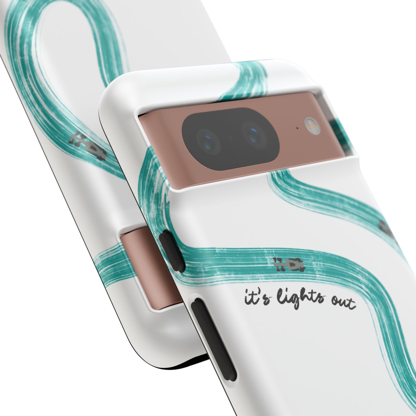Mercedes F1 Phone Case Painted "its lights out and away we go", Trendy F1 Gift, Formula 1 Gift, Cute F1 Phone Case