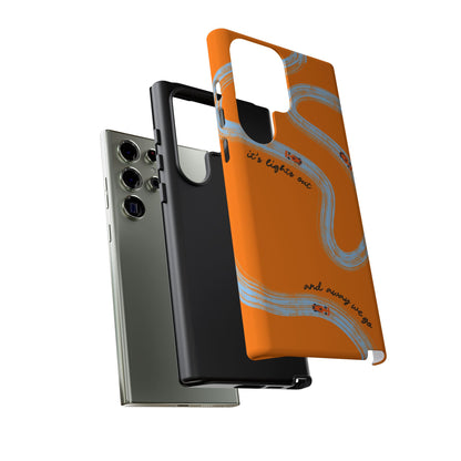 F1 Phone Case McLaren Painted "its lights out and away we go", Trendy F1 Gift, Formula 1 Gift, Cute F1 Phone Case, Phone Case
