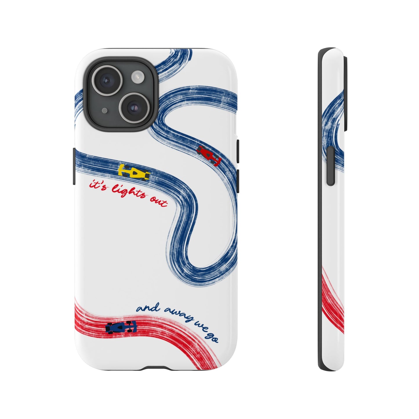 F1 Red Bull Racing Painted Track F1 Phone Case Design