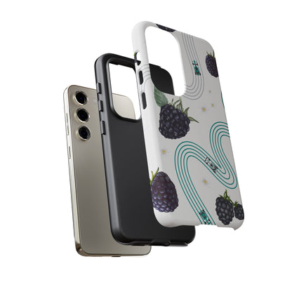F1 Mercedes and Blackberries Phone Case , Trendy F1 Gift, Formula 1 Gift, Cute Fruit F1 Phone Case, Unique Phone Case