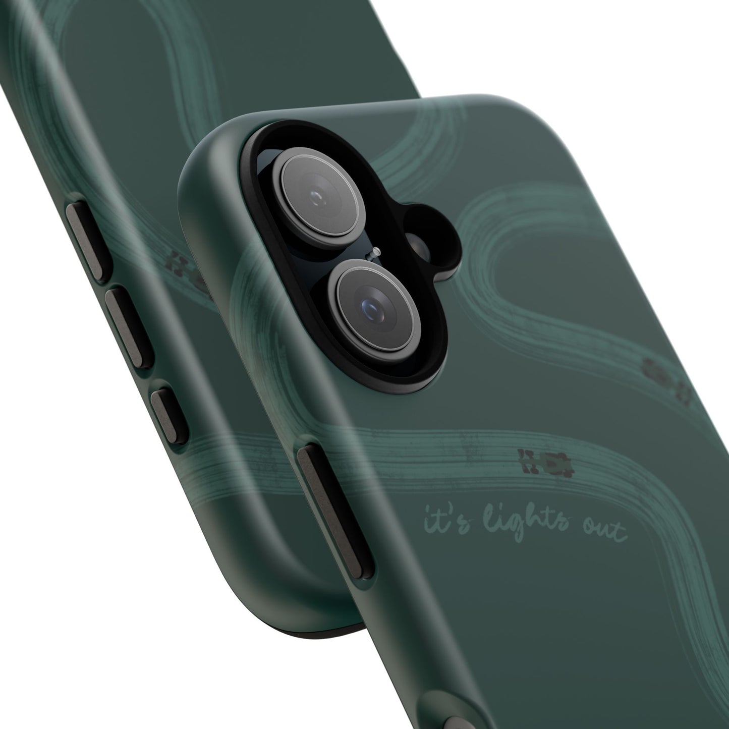 F1 Phone Case Monochrome Green Painted "its lights out and away we go", Trendy F1 Gift, Formula 1 Gift, Cute F1 Phone Case, Phone Case