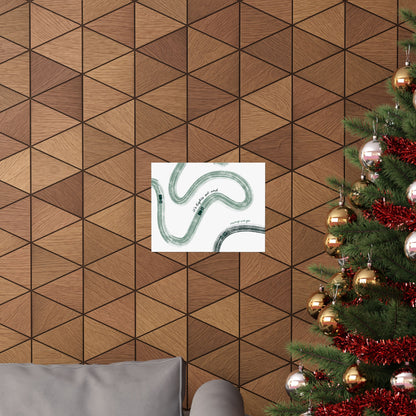 Green F1 Matte Horizontal Poster | US SIZING