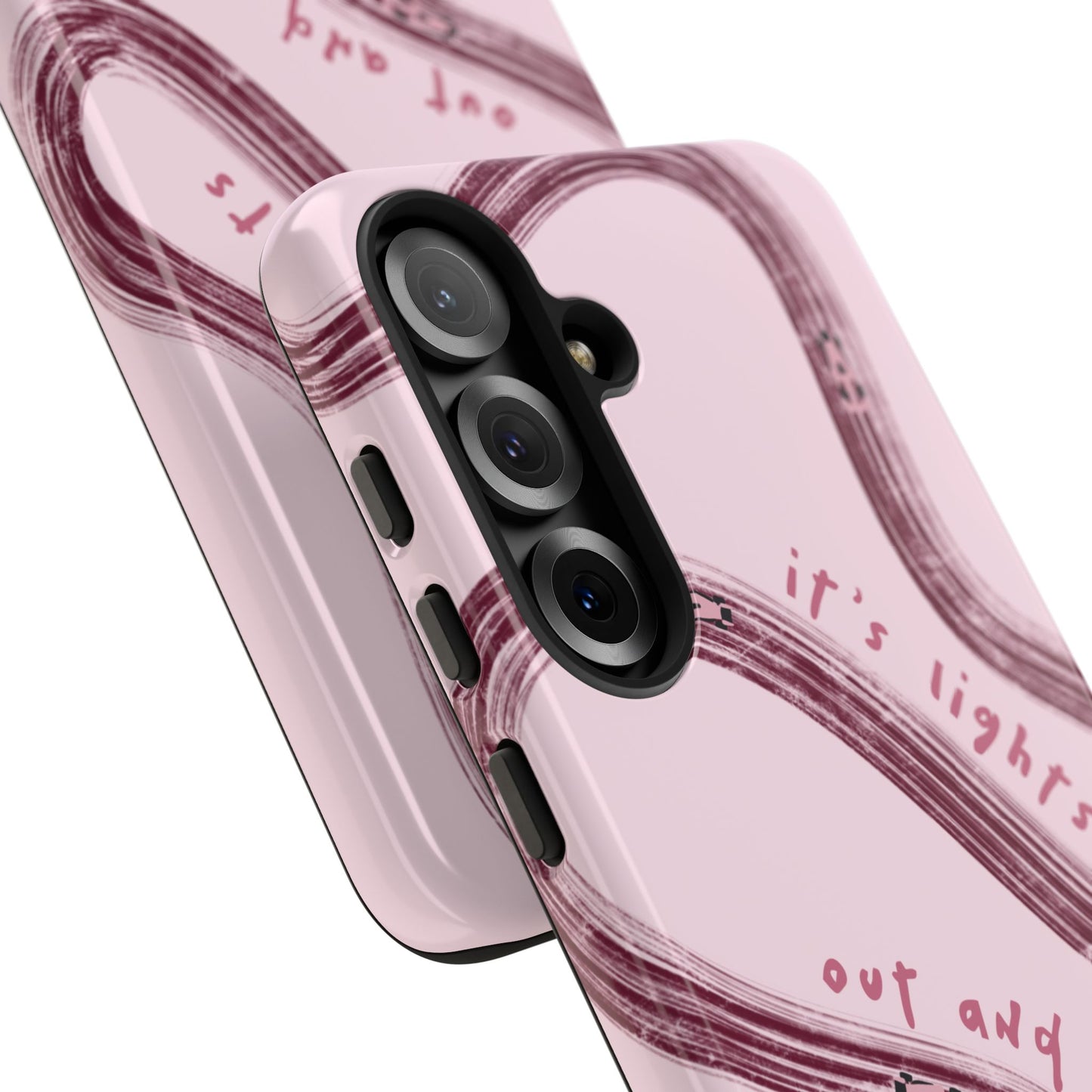Pink Lights Out F1 Phone Case Design, Trendy F1 Gift, Formula 1 Gift, Cute F1 Phone Case, Unique Formula One Phone Case