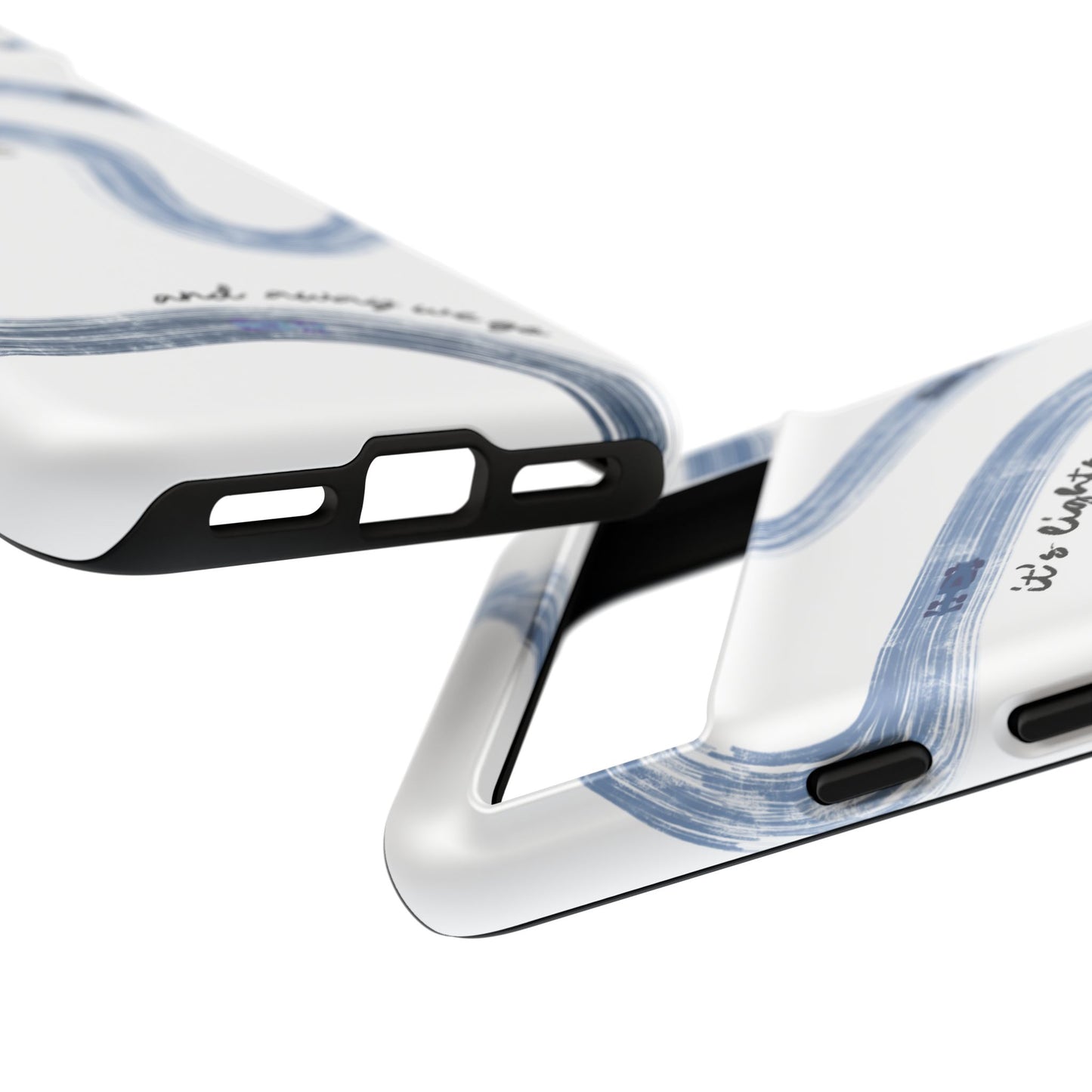 F1 Phone Case Blue Painted "its lights out and away we go", Trendy F1 Gift, Formula 1 Gift, Cute F1 Phone Case, Gift for F1 Fans