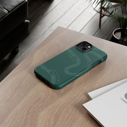F1 Phone Case Monochrome Green Painted "its lights out and away we go", Trendy F1 Gift, Formula 1 Gift, Cute F1 Phone Case, Phone Case