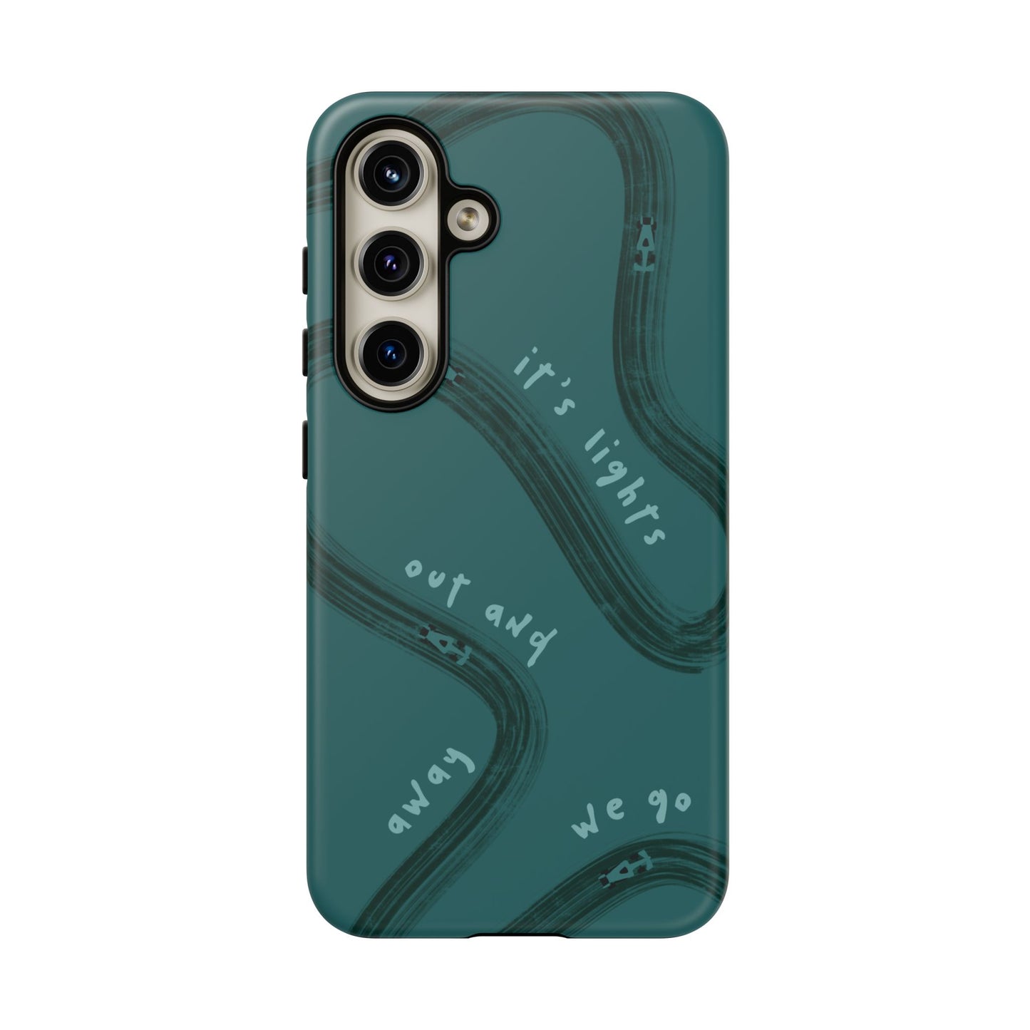 Teal Lights Out F1 Phone Case Design, Trendy F1 Gift, Formula 1 Gift, Cute F1 Phone Case, Unique Formula One Phone Case
