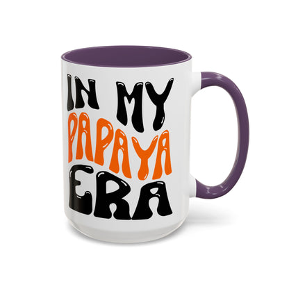 F1 McLaren In My Papaya Era Colored Mug_Accent Coffee Mug (11, 15oz)
