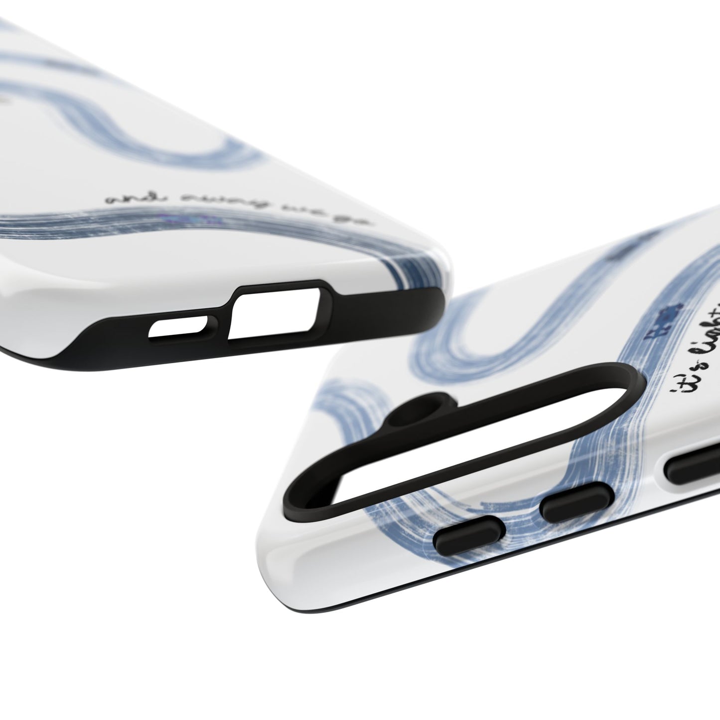 F1 Phone Case Blue Painted "its lights out and away we go", Trendy F1 Gift, Formula 1 Gift, Cute F1 Phone Case, Gift for F1 Fans