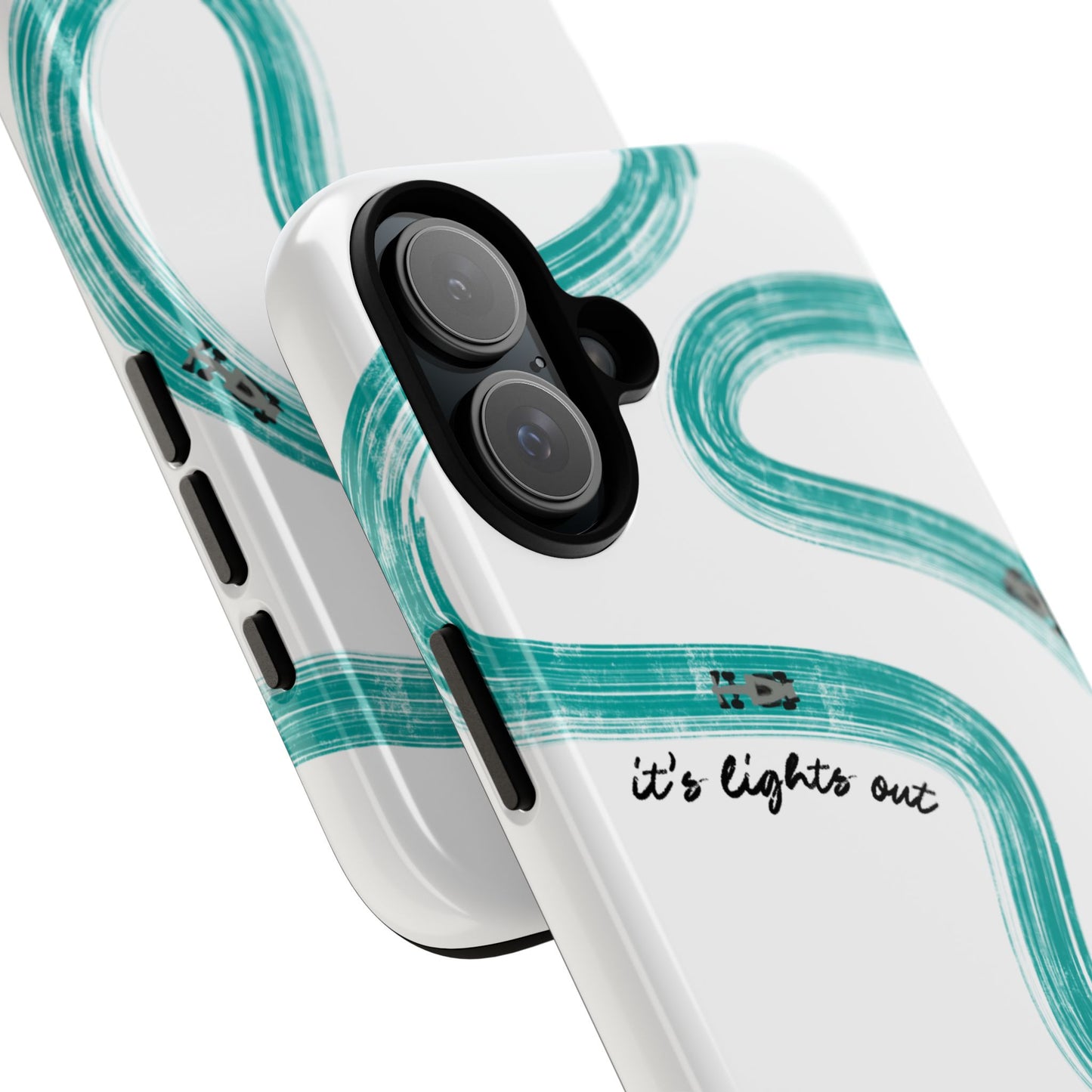Mercedes F1 Phone Case Painted "its lights out and away we go", Trendy F1 Gift, Formula 1 Gift, Cute F1 Phone Case