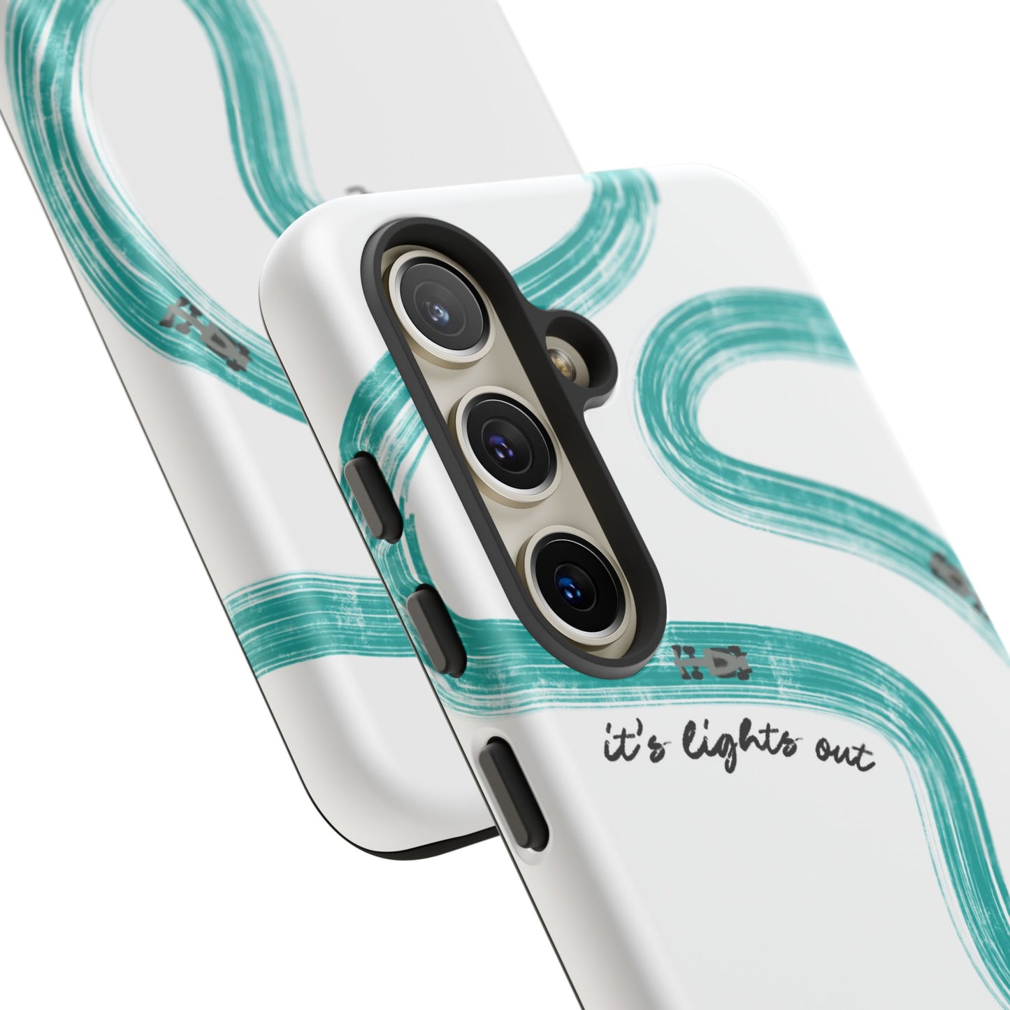 Mercedes F1 Phone Case Painted "its lights out and away we go", Trendy F1 Gift, Formula 1 Gift, Cute F1 Phone Case