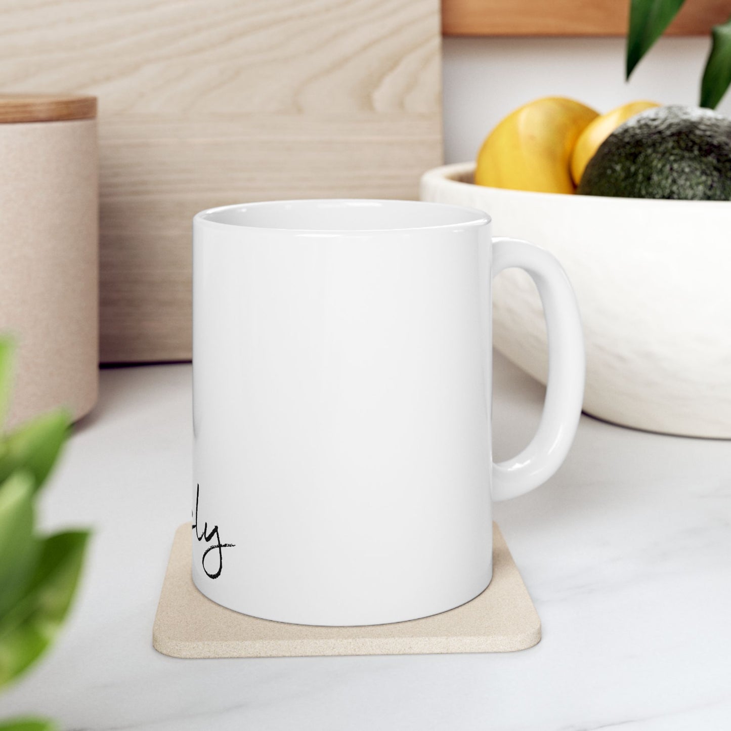 F1 Simply Lovely Mug, Minimalist Formula One Mug, Inspirational Ceramic Mug for Coffee Lovers