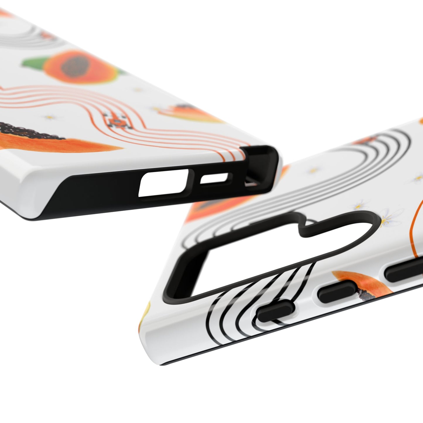 F1 McLaren and Papaya Phone Case , Trendy F1 Gift, Formula 1 Gift, Cute Fruit F1 Phone Case, Unique Phone Case