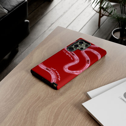 Red and Pink Lights Out F1 Phone Case Design, Trendy F1 Gift, Formula 1 Gift, Cute F1 Phone Case, Unique Formula One Phone Case