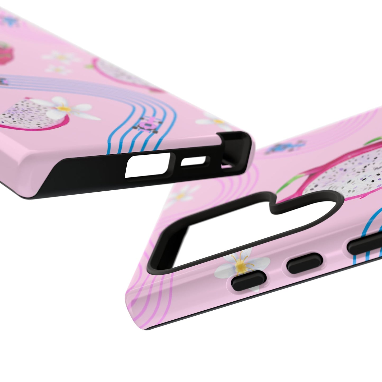Pink F1 Alpine and Dragonfruit Phone Case, Trendy F1 Gift, Formula 1 Gift, Cute Fruit F1 Phone Case, Unique Phone Case