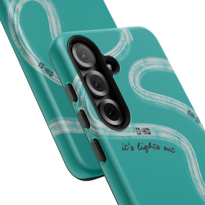 Mercedes F1 Phone Case Painted "its lights out and away we go", Trendy F1 Gift, Formula 1 Gift, Cute F1 Phone Case