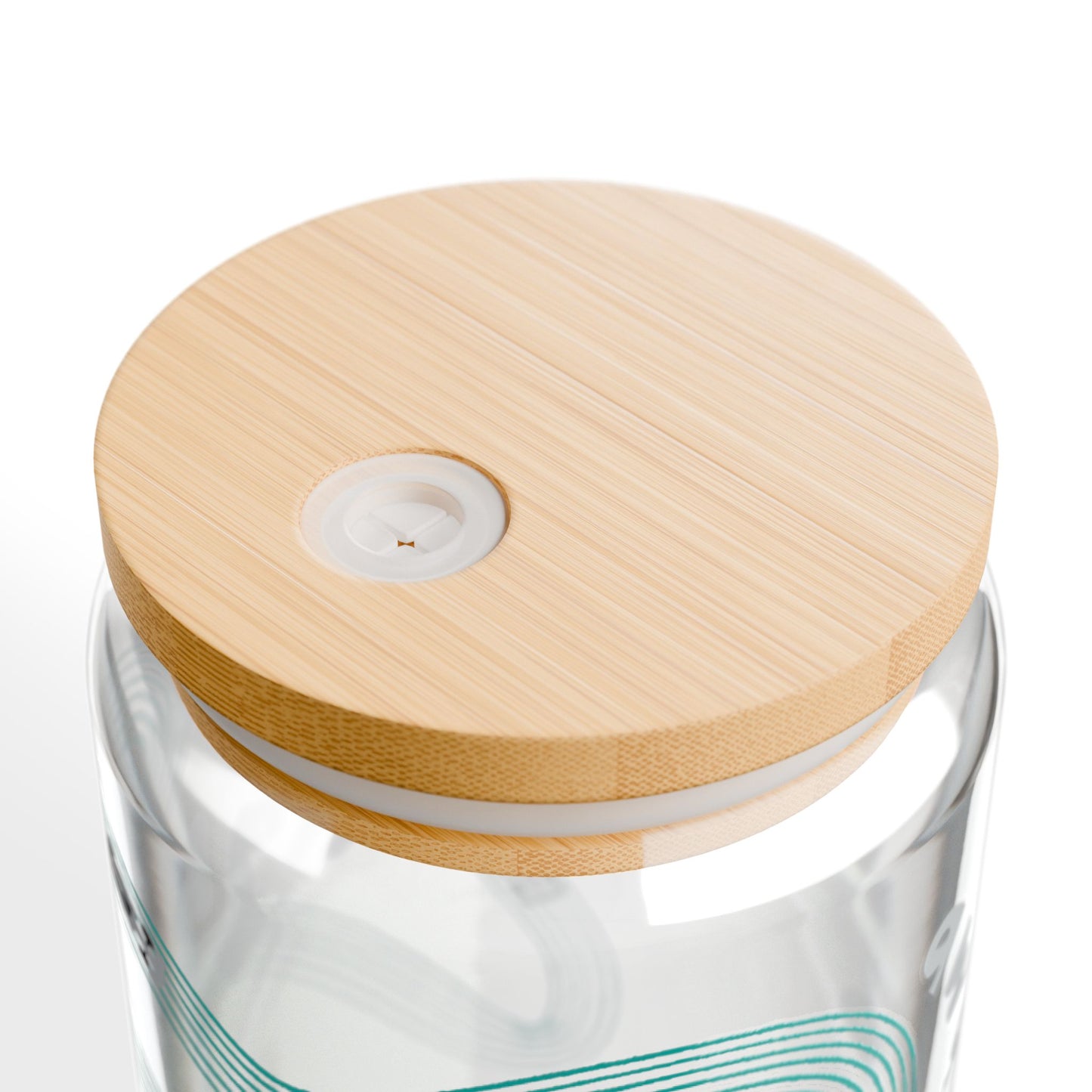 Mercedes F1 Teal and Grey It's Lights Out sipper glass | 16oz