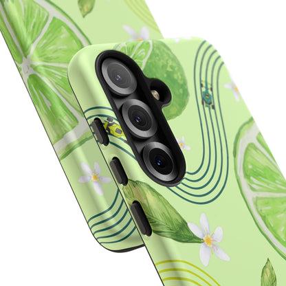 Green F1 Aston Martin and Lime Phone Case, Trendy F1 Gift, Formula 1 Gift, Cute Fruit F1 Phone Case, Unique Phone Case