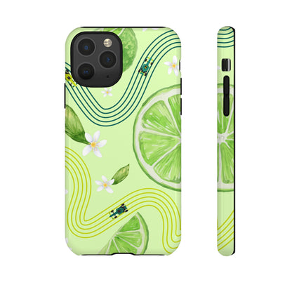 Green F1 Aston Martin and Lime Phone Case, Trendy F1 Gift, Formula 1 Gift, Cute Fruit F1 Phone Case, Unique Phone Case