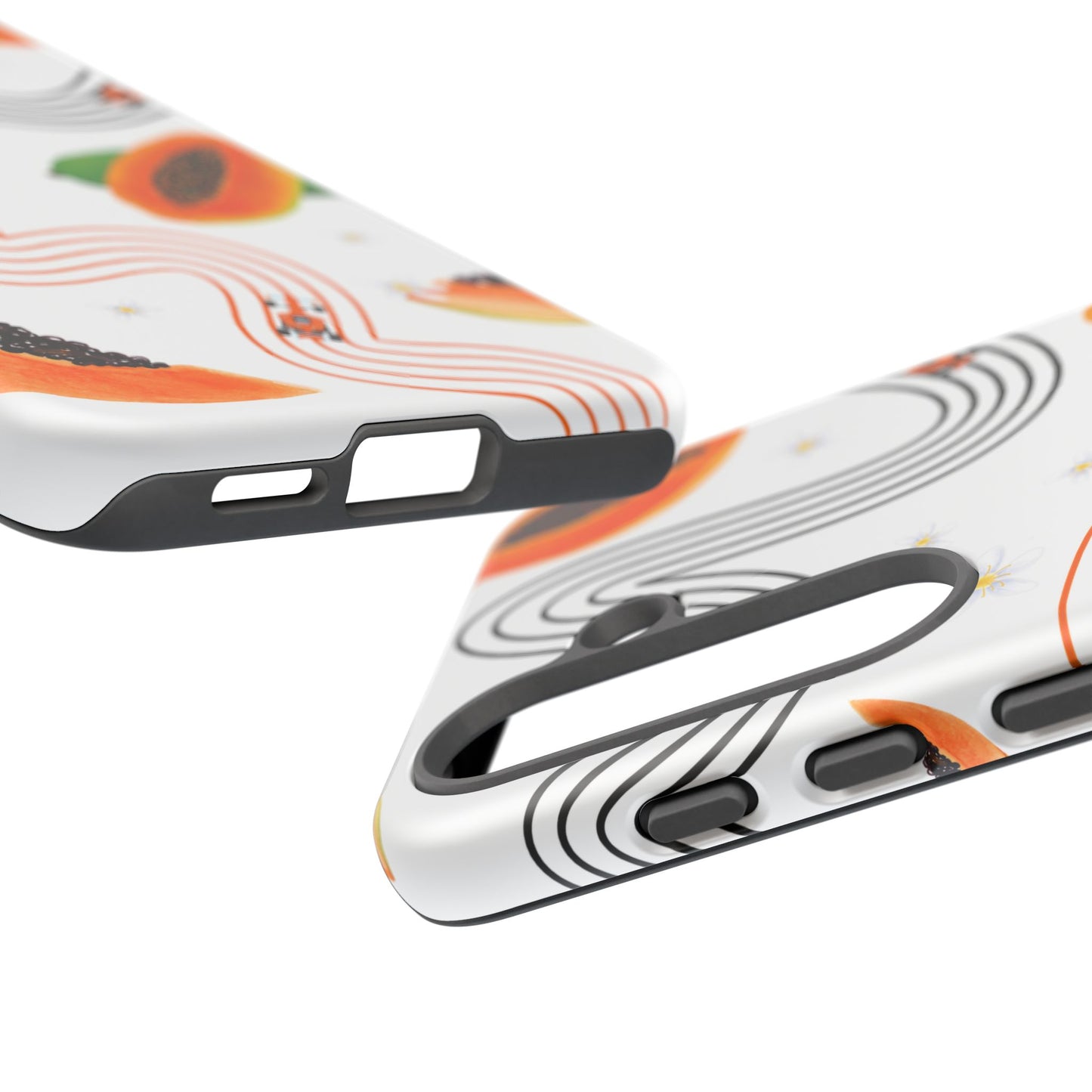 F1 McLaren and Papaya Phone Case , Trendy F1 Gift, Formula 1 Gift, Cute Fruit F1 Phone Case, Unique Phone Case