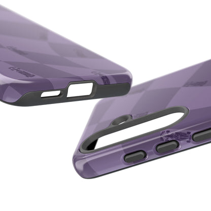 F1 Phone Case Purple Checkered Design, Trendy F1 Gift, Formula 1 Gift, Cute F1 Phone Case, Unique Formula One Phone Case