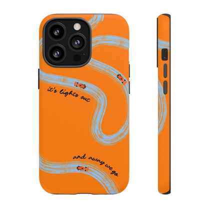 F1 Phone Case McLaren Painted "its lights out and away we go", Trendy F1 Gift, Formula 1 Gift, Cute F1 Phone Case, Phone Case