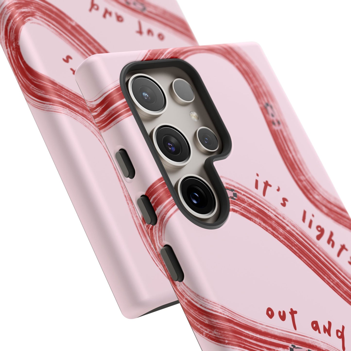 Pink and Red Lights Out F1 Phone Case Design, Trendy F1 Gift, Formula 1 Gift, Cute F1 Phone Case, Unique Formula One Phone Case