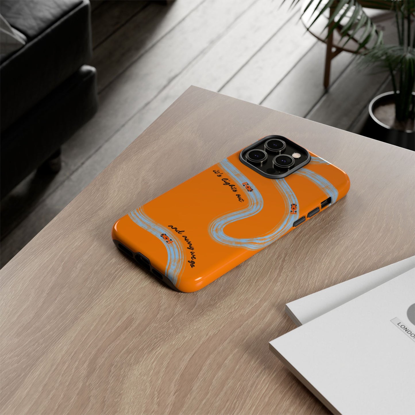F1 Phone Case McLaren Painted "its lights out and away we go", Trendy F1 Gift, Formula 1 Gift, Cute F1 Phone Case, Phone Case