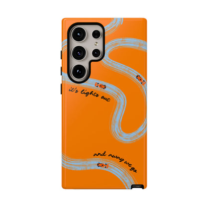 F1 Phone Case McLaren Painted "its lights out and away we go", Trendy F1 Gift, Formula 1 Gift, Cute F1 Phone Case, Phone Case