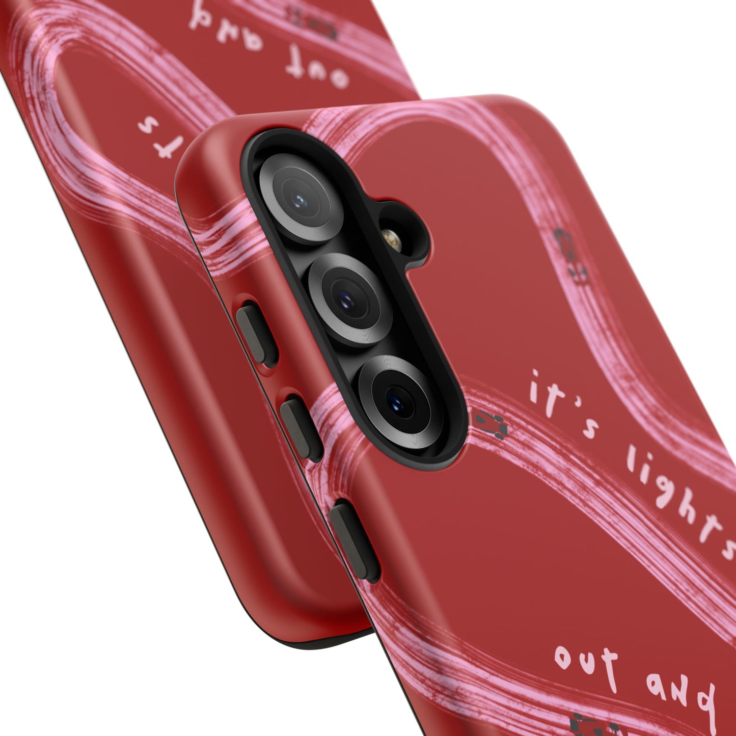 Red and Pink Lights Out F1 Phone Case Design, Trendy F1 Gift, Formula 1 Gift, Cute F1 Phone Case, Unique Formula One Phone Case