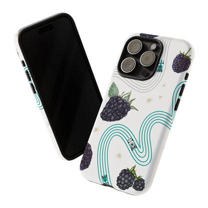 F1 Mercedes and Blackberries Phone Case , Trendy F1 Gift, Formula 1 Gift, Cute Fruit F1 Phone Case, Unique Phone Case