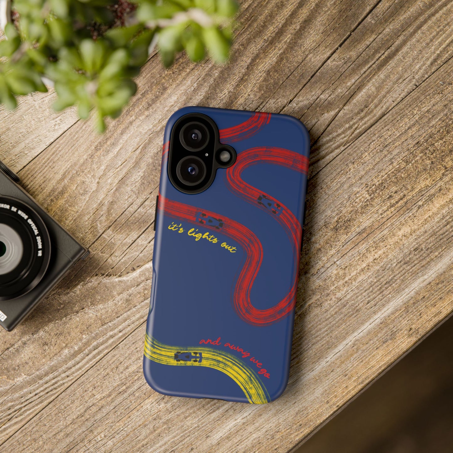 F1 Red Bull Racing Painted Track F1 Phone Case Design