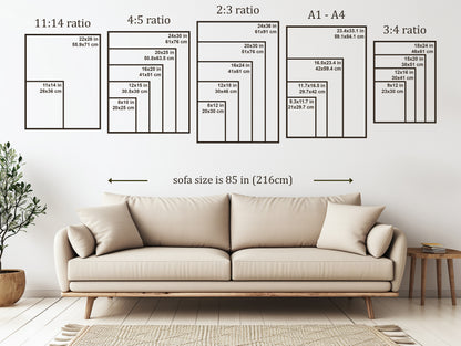 F1 McLaren Racing Retro Ticket Stubs Poster, Matte Vertical Art Print